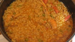 Recepta de cuina de Arròs de peix i marisc a la cassola